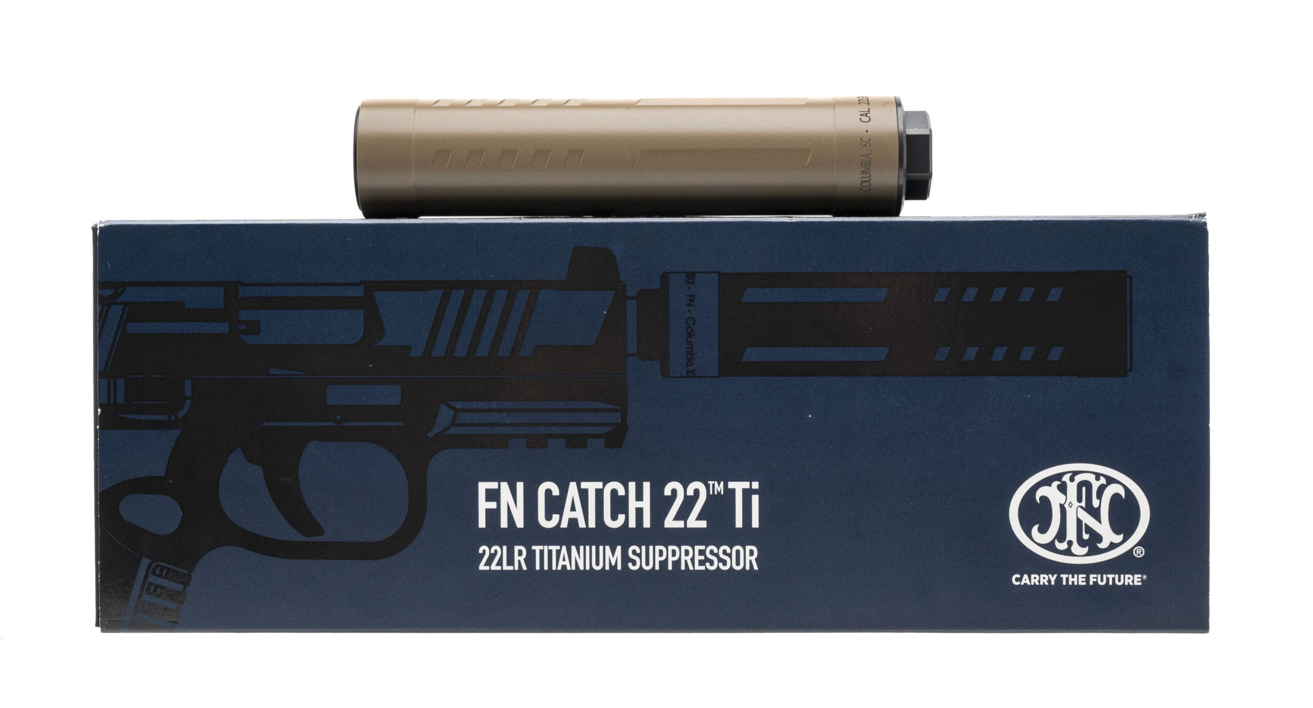 (SN: 2SU03576) FN Catch 22 Ti Silencer .22 Suppressor (NGZ5373) NEW