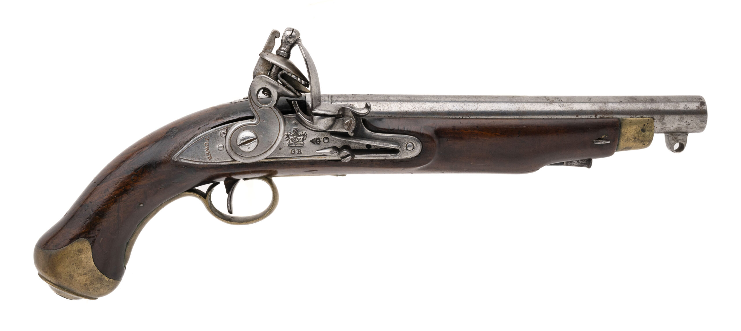 British New Land Pattern Cavalry flintlock pistol .70 caliber (AH8733)