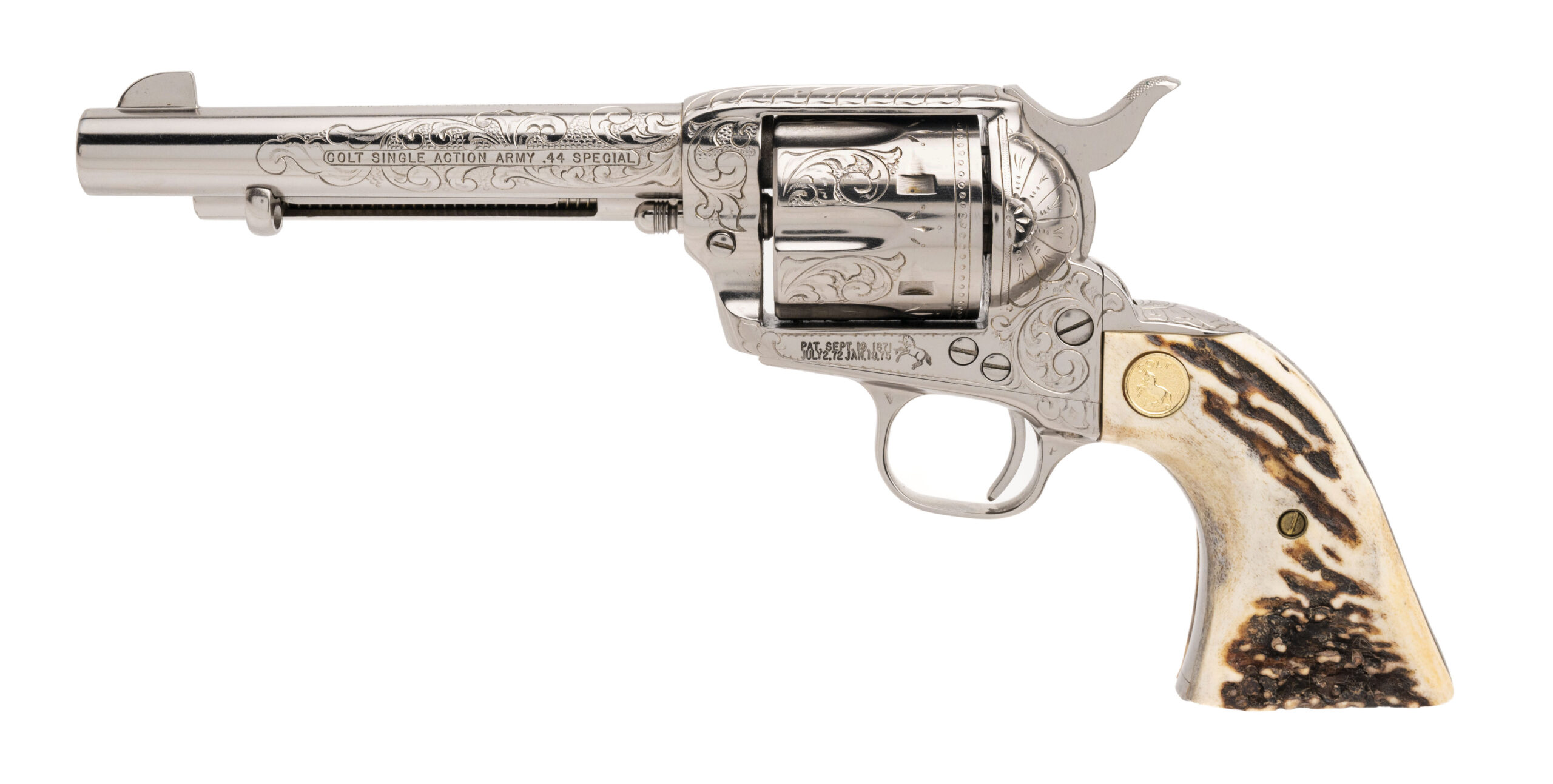 Custom Engraved Colt Single Action Army 3rd Gen Revolver .44 SPL. (C20606)