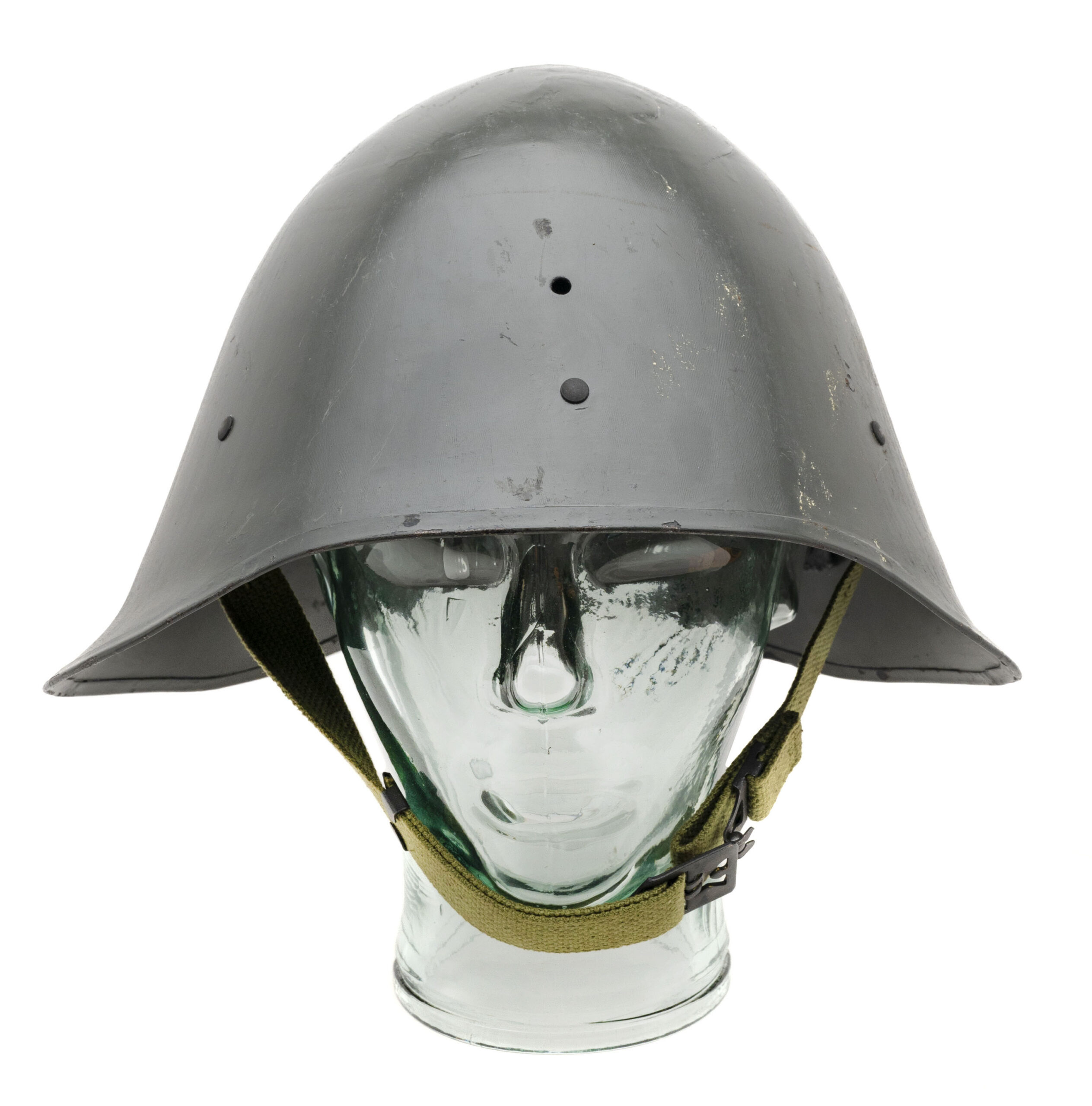 Danish M1923 Helmet with Late war liner and chin strap (MM5625)