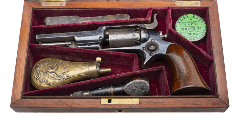 Cased Colt #2 1855 Root Revolver