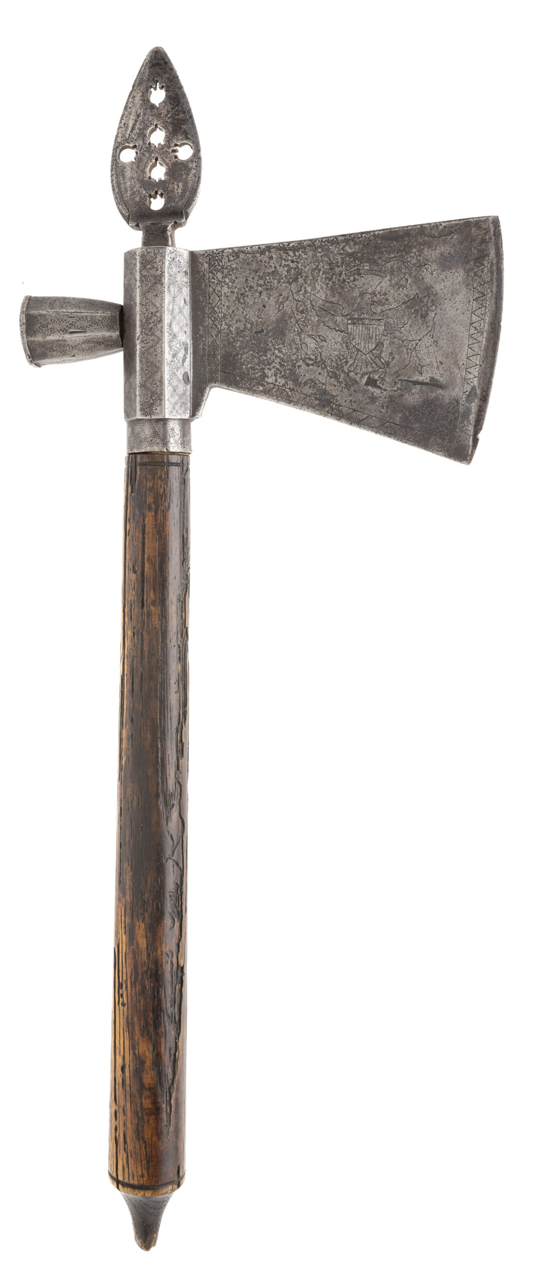 North Eastern Pipe Tomahawk w/ American Motifs (NAT101)