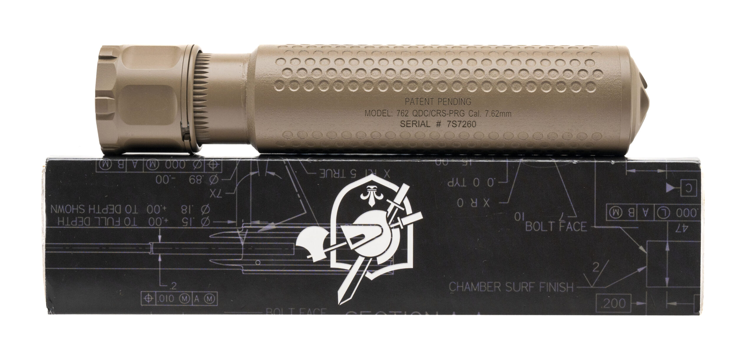 (SN: 7S7262) Knights Armament Co. 762 QDC/CRS-PRG Suppressor 7.62MM (NGZ5343) New