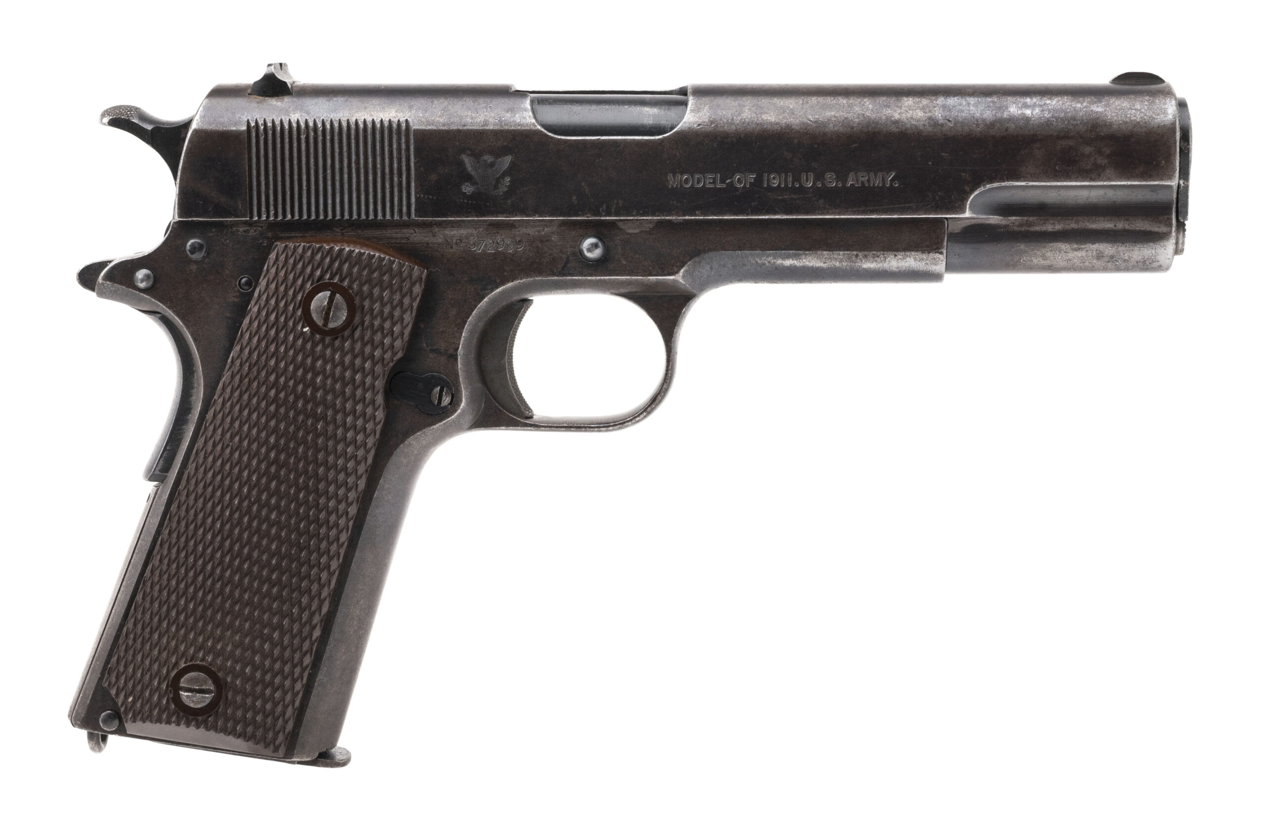 WWI U.S. Springfield Armory Model of 1911 semi-auto pistol on Colt Frame .45ACP (PR70628)