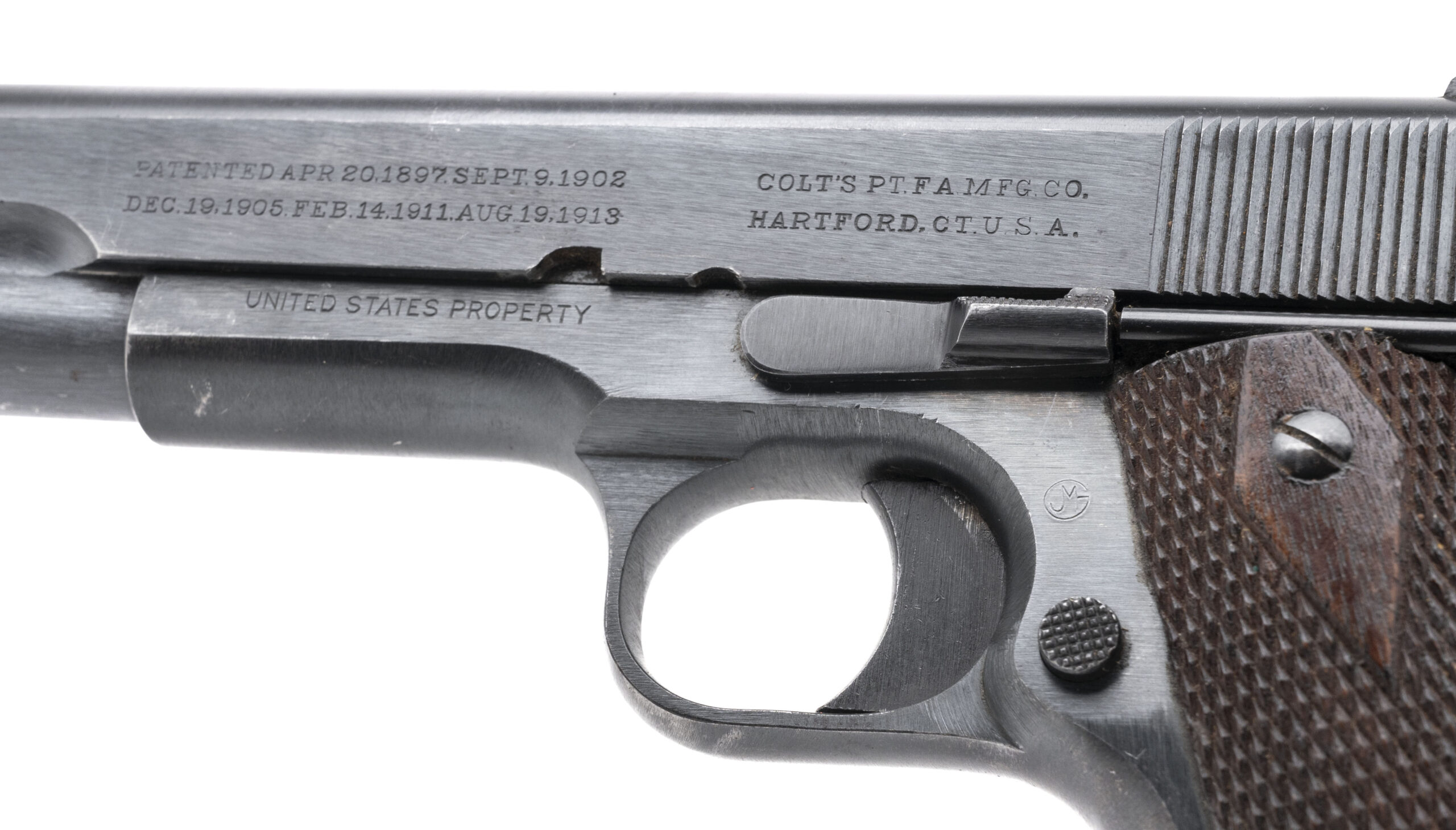 WWI Colt Model of 1911 semi-auto pistol .45ACP (C20670) DTX