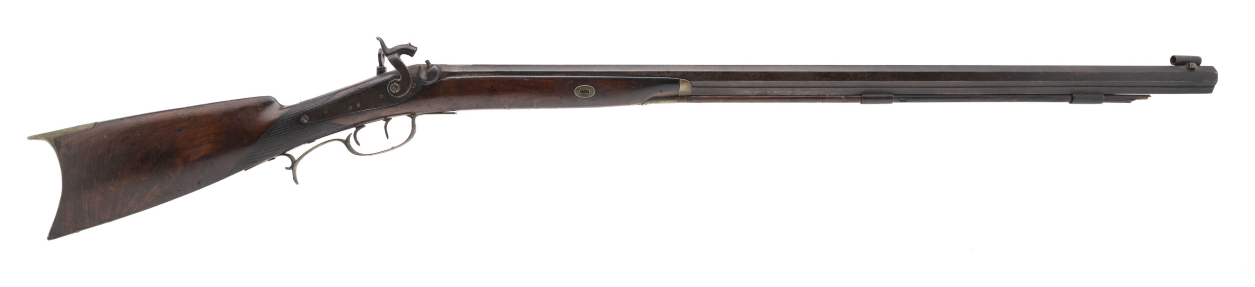 Half Stock Percussion Rifle W/ Colt Paterson Marked Barrel (AL10176)