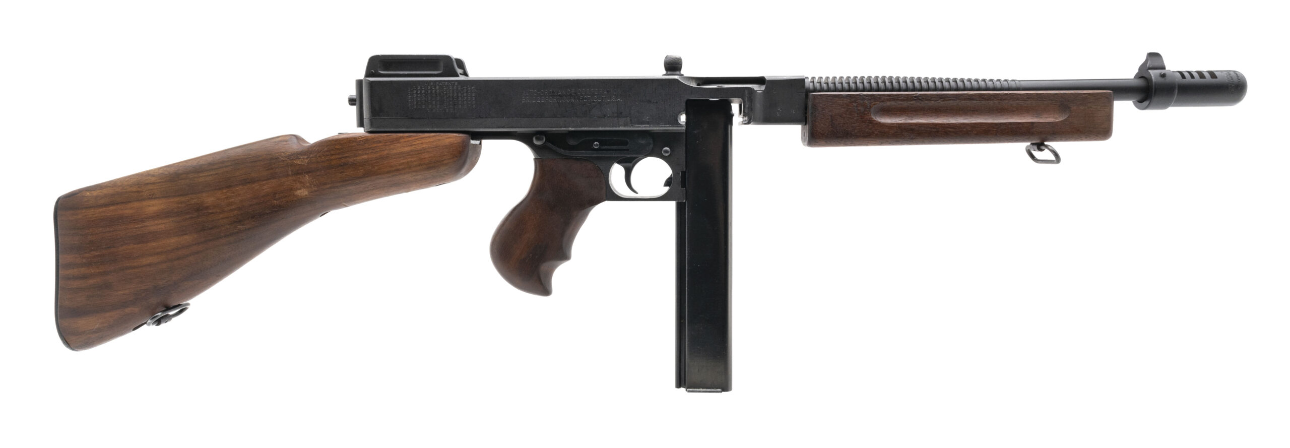 WWII Lend Lease Savage M1928A1 Thompson Sub Machine Gun .45ACP (R43965)