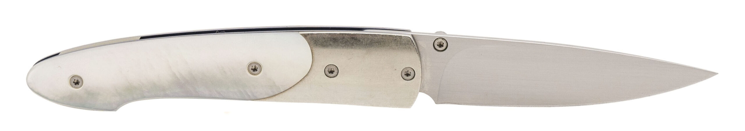 William Henry T-10P Lancet Pocket Knife with Pearl Handles (K10240)