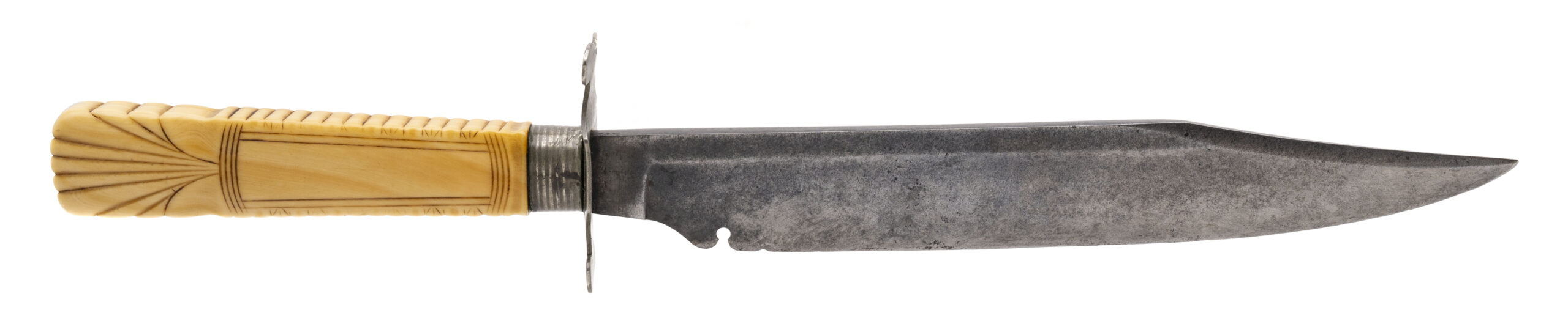 Rare & Historic Alfred Hunter Bowie Knife Recovered from The Battle of San Jacinto (K10241)