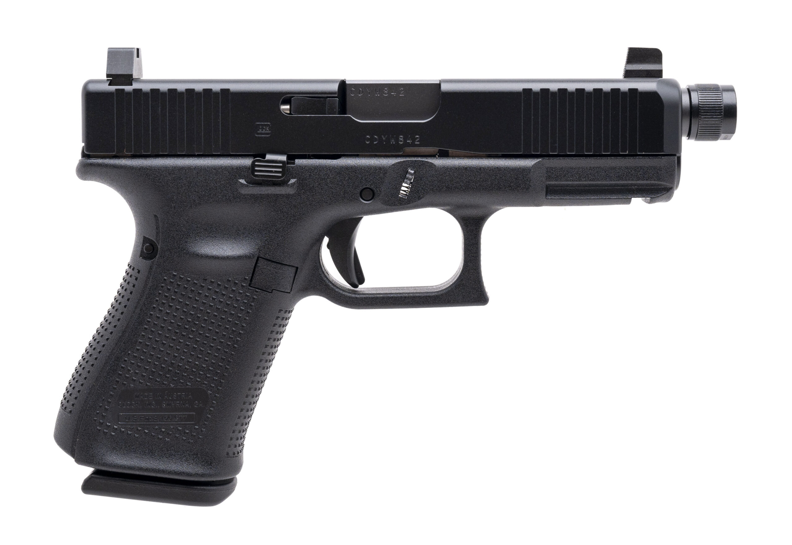 (SN: CDYW842) Glock 19 Gen 5 Pistol 9mm (NGZ5453) NEW