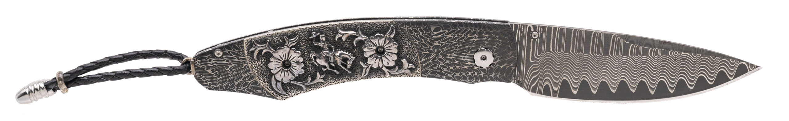 William Henry B12 Ride Ltd Edition Damascus Knife (K10245)