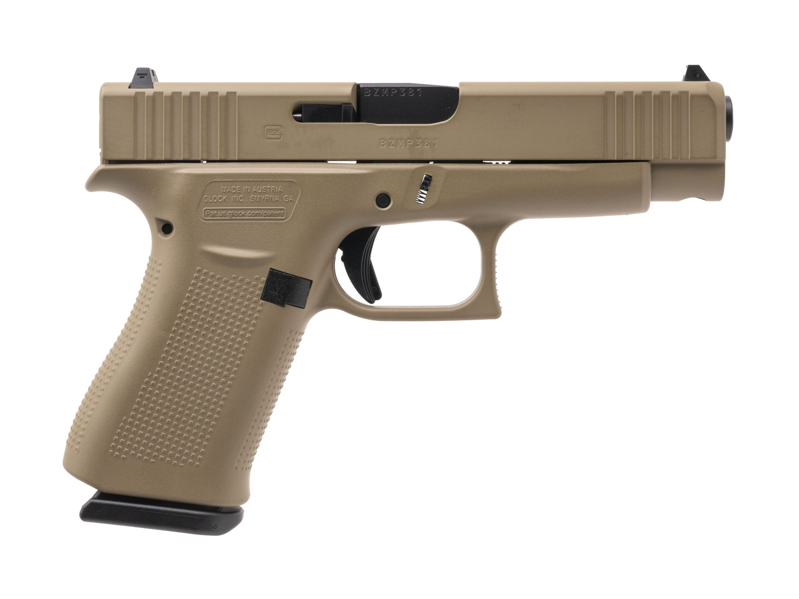 (SN: BZMP381) Glock 48 Pistol 9mm (NGZ5536) NEW