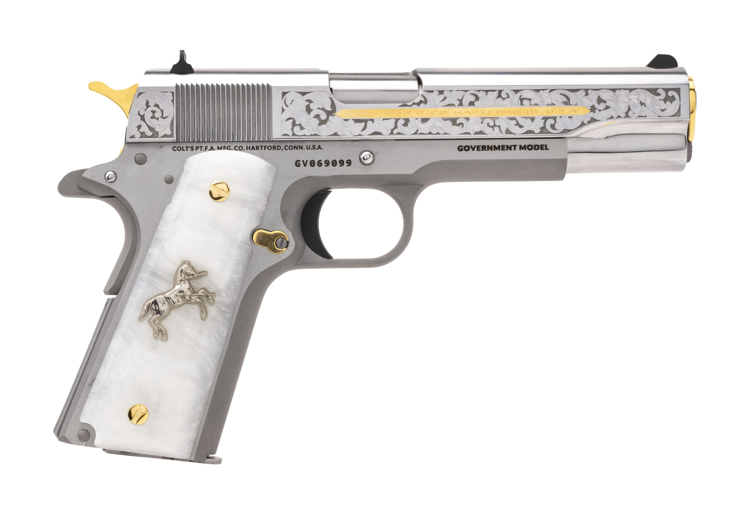 (SN: GV069099) Colt Series 70 1911 Heritage Pistol .38 SUPER (NGZ5490) NEW