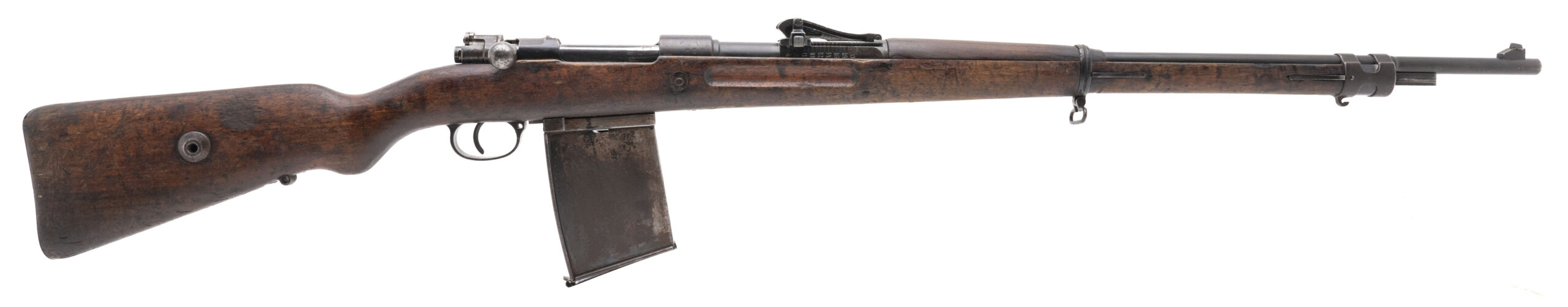 WWI Mauser Oberndorf Gew 98 bolt action Rifle with Trench Magazine 8mm (R43968)