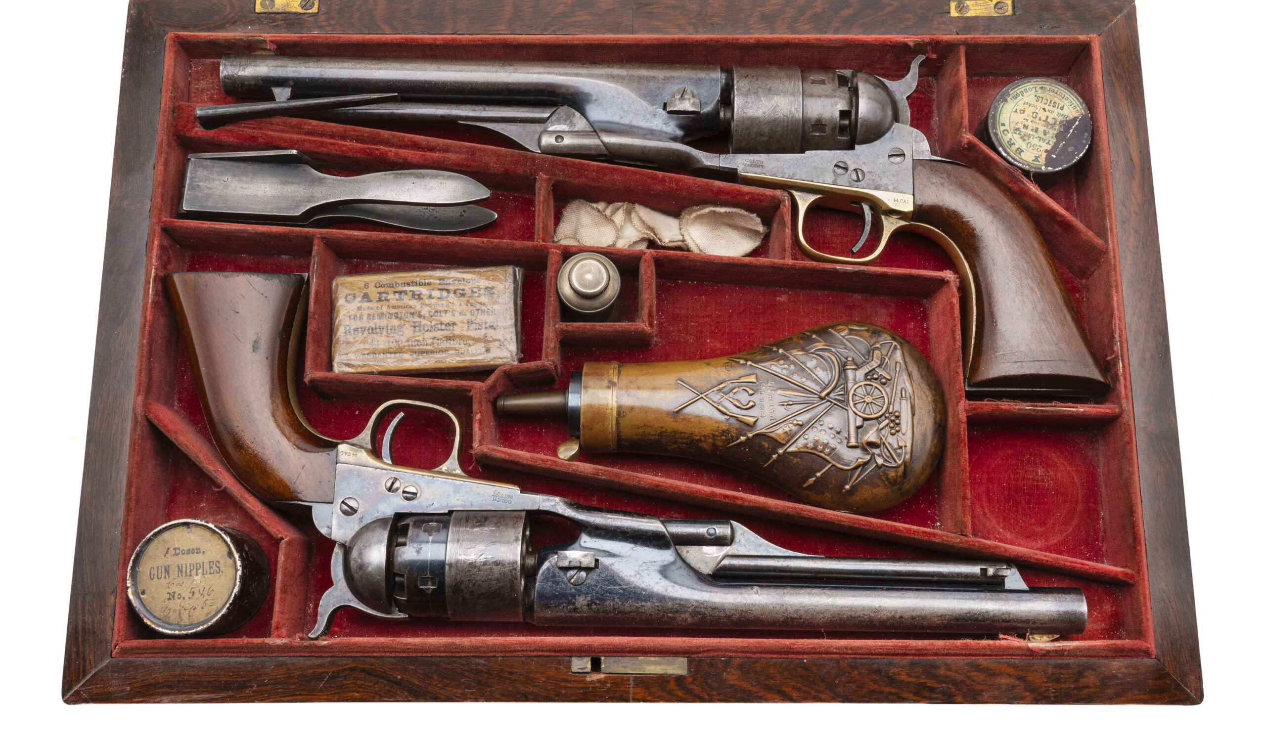 Double Case Set of Colt 1860 Army Revolvers (AC1216)