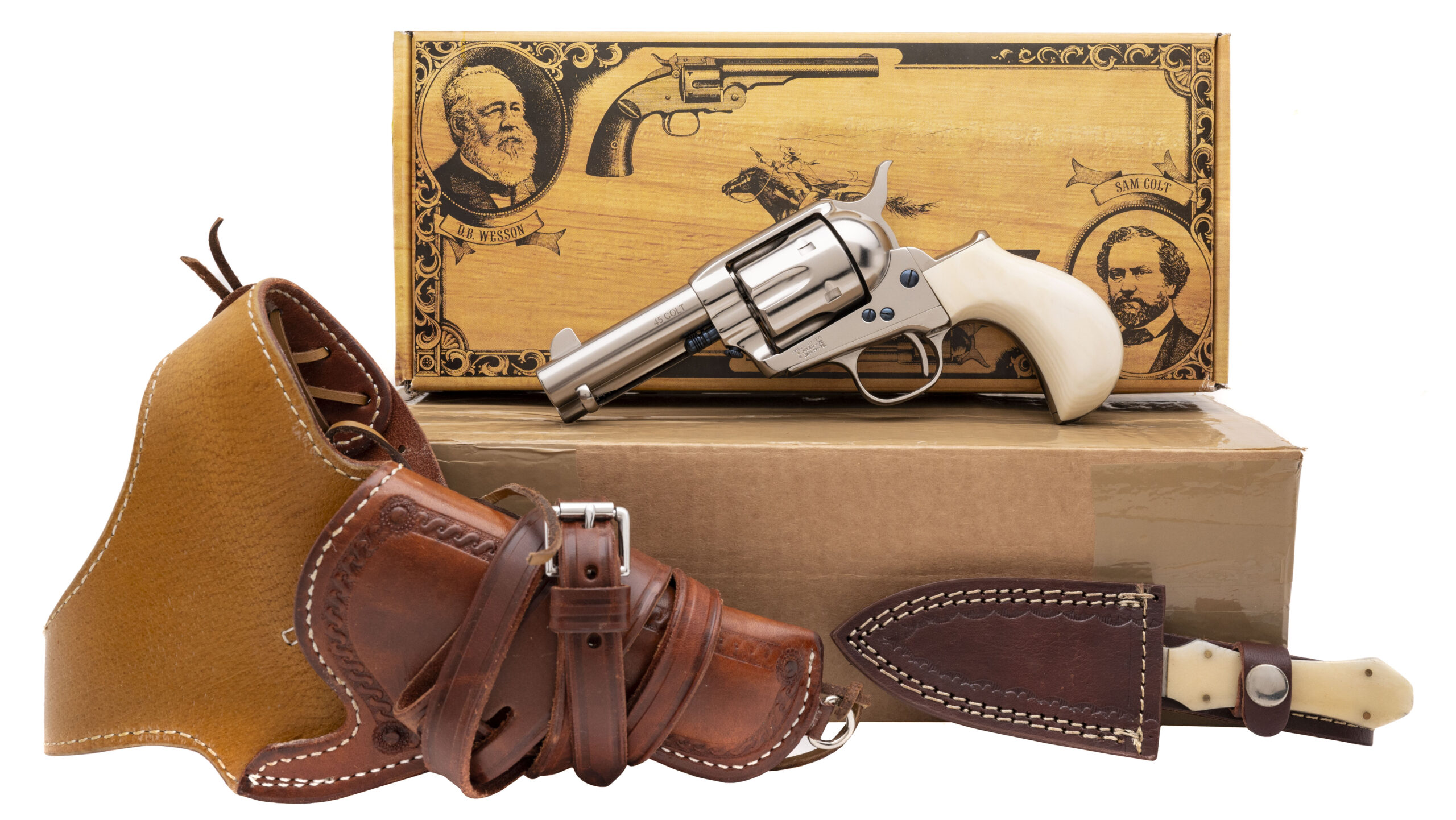 (SN: P88225) Cimarron Thunder Doc Holiday Revolver .45 LC (NGZ5489) NEW