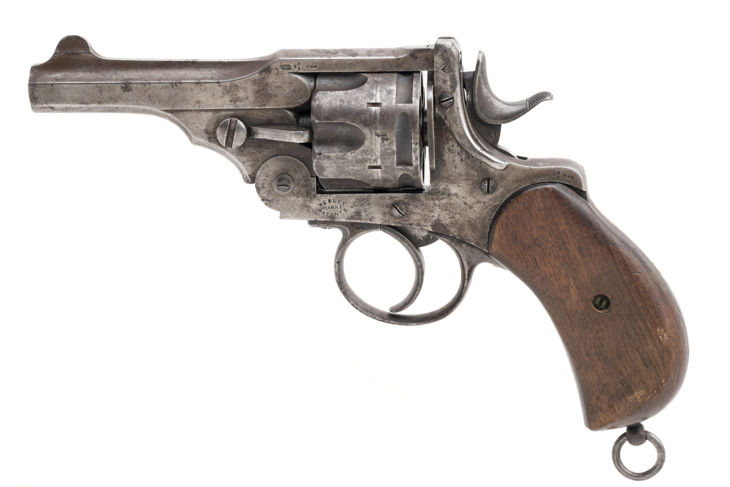 British Webley Mk. 1 Navy Revolver cut for .45ACP (AH8883)