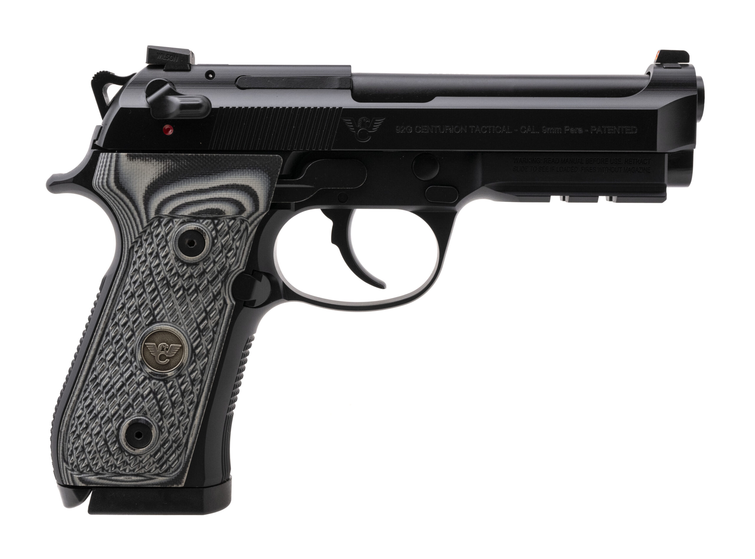 (SN: WC7047CT) Wilson Combat Beretta 92 Centurion Tactical Pistol 9mm (NGZ5319) NEW