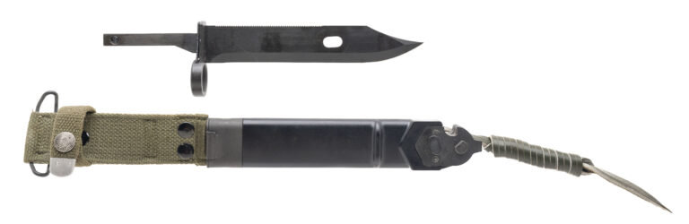 Stoner assault rifle bayonet & scabbard