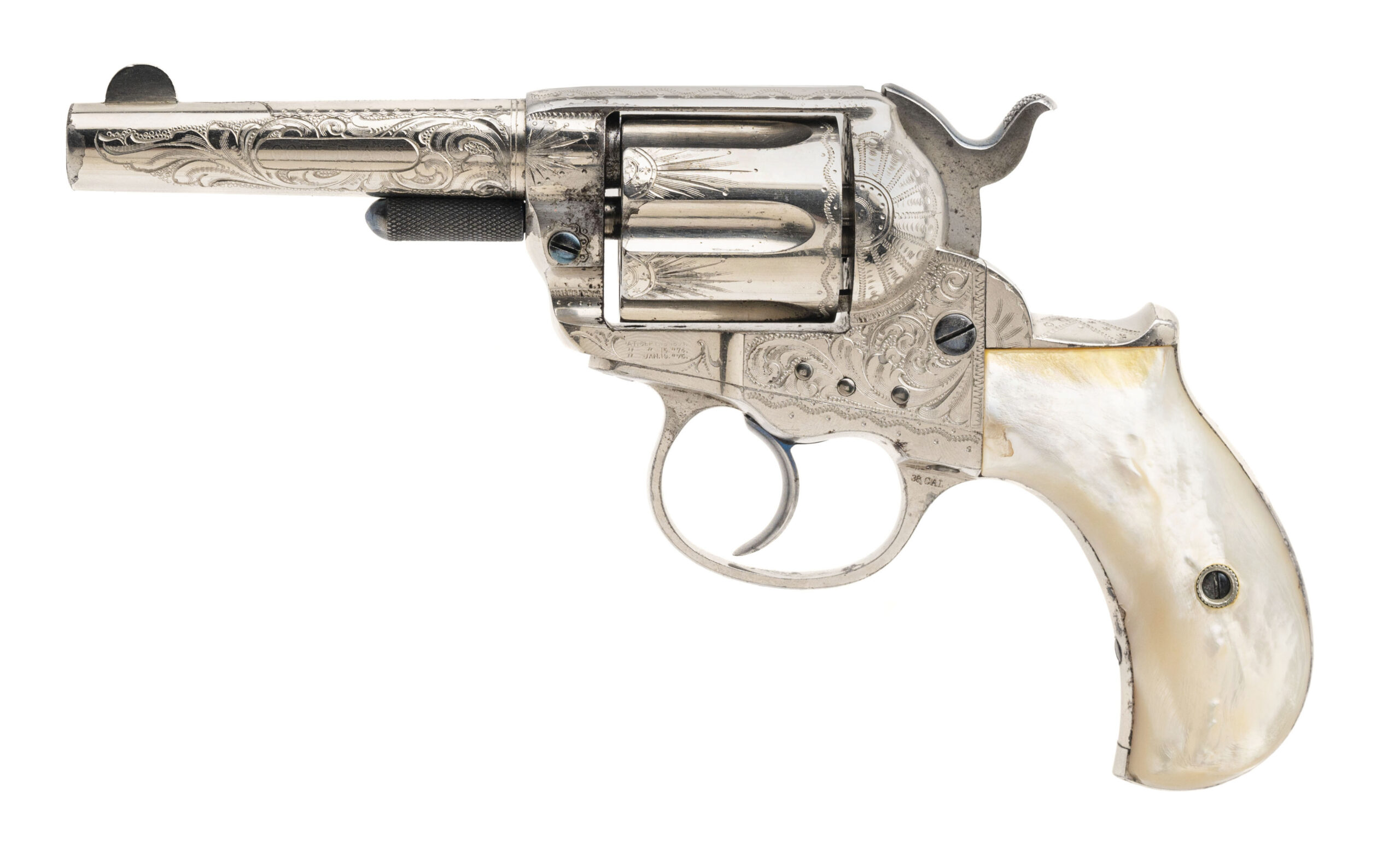 Factory Engraved Colt 1877 Lightning Sheriff’s Model (AC1246)