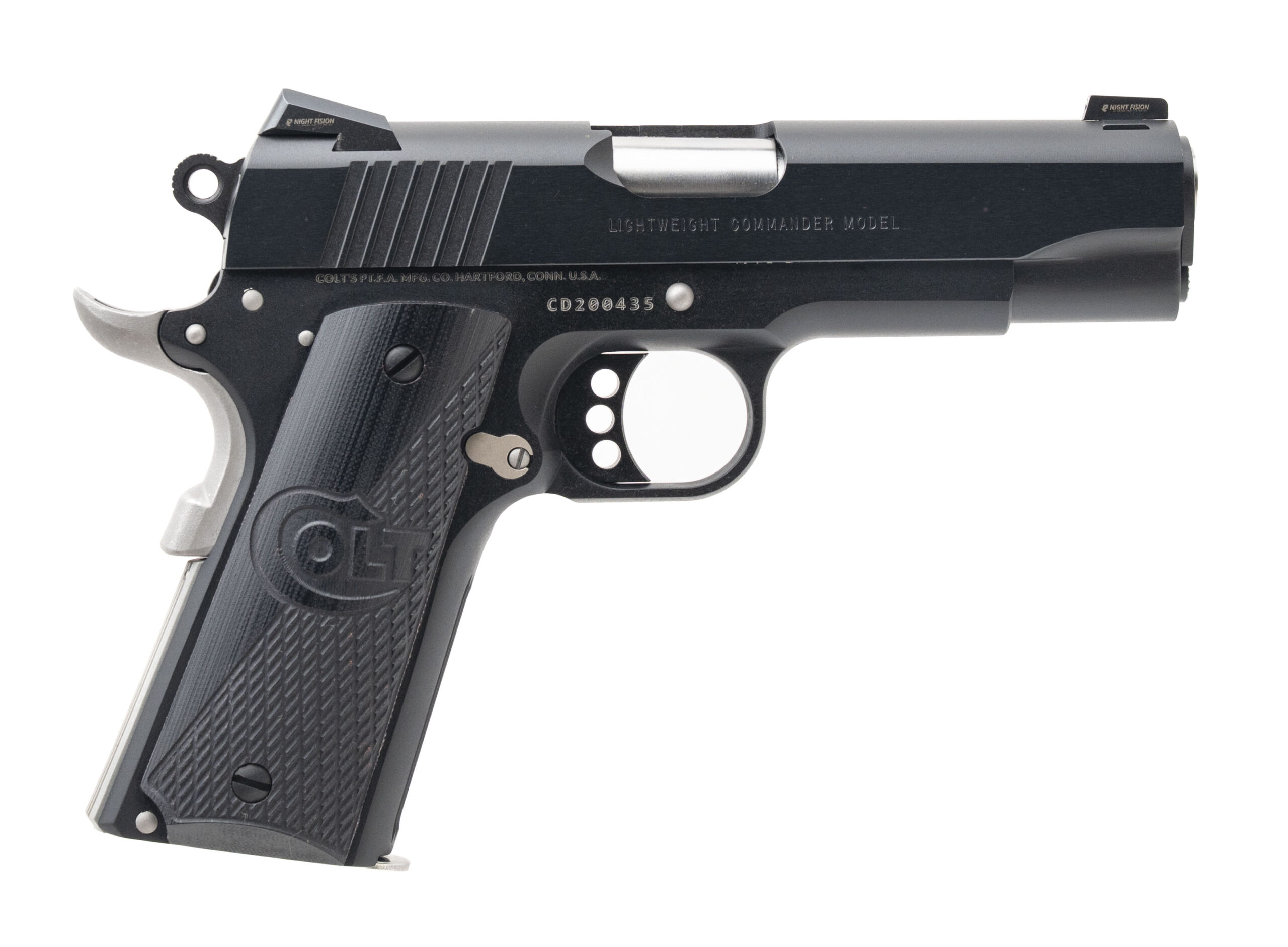 (SN: CD201066) Colt Lightweight Night Commander Pistol .45ACP (NGZ5651) NEW