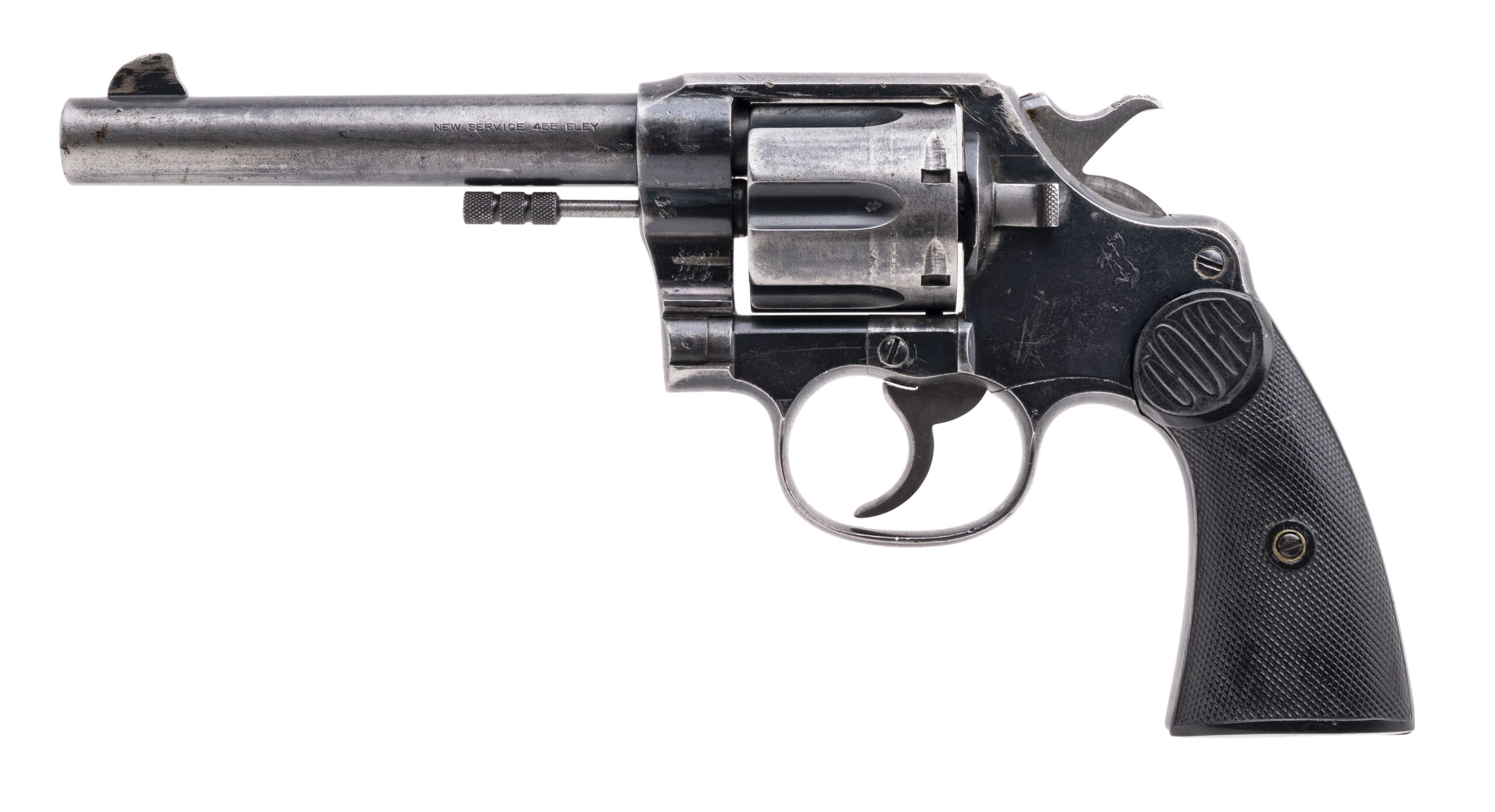 British WWI Issued Colt New Service D.A. Revolver .455 Eley (C20680)