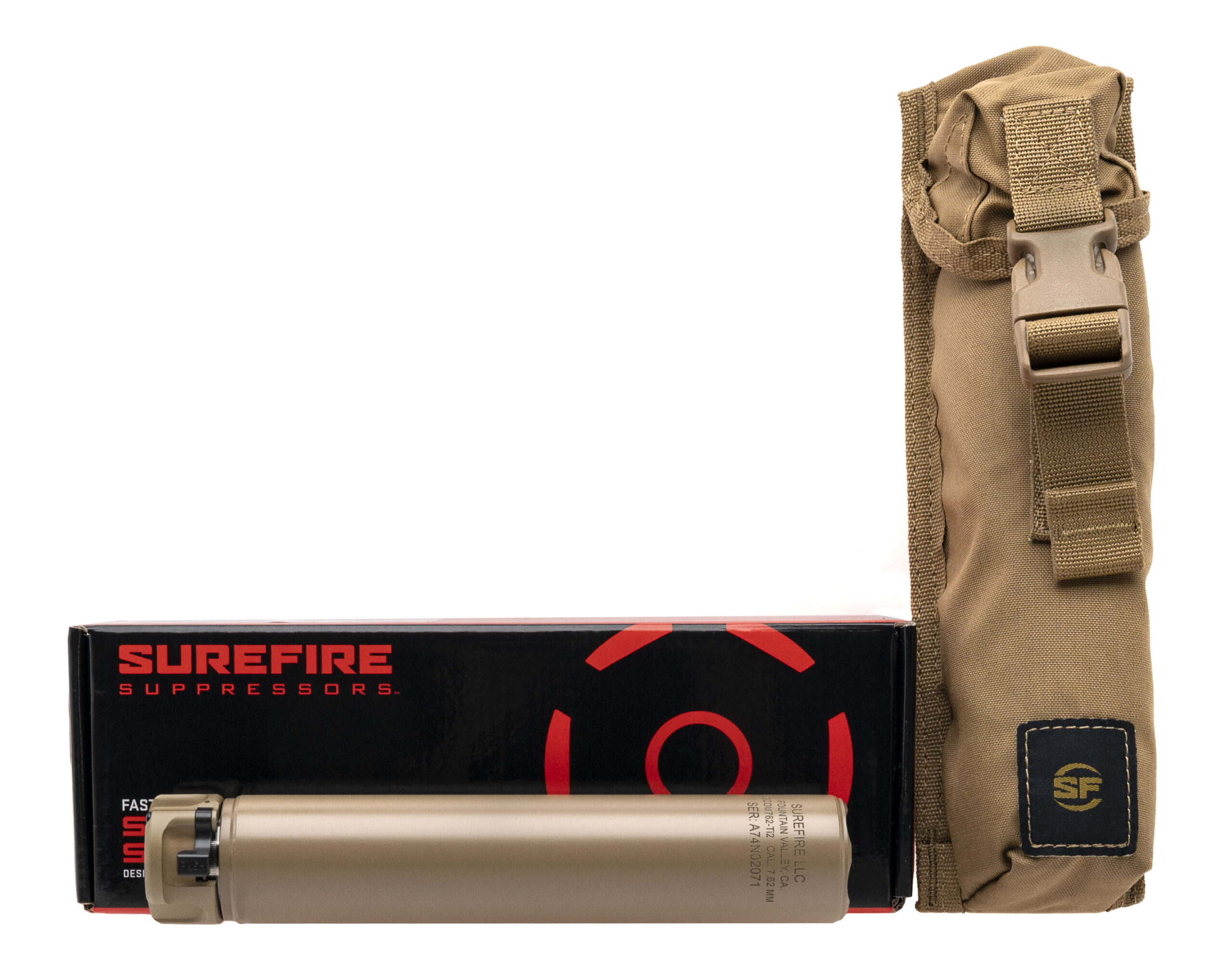 (SN: A74N02071) SureFire SOCOM762-Ti2 Suppressor 7.62mm (NGZ5643) NEW