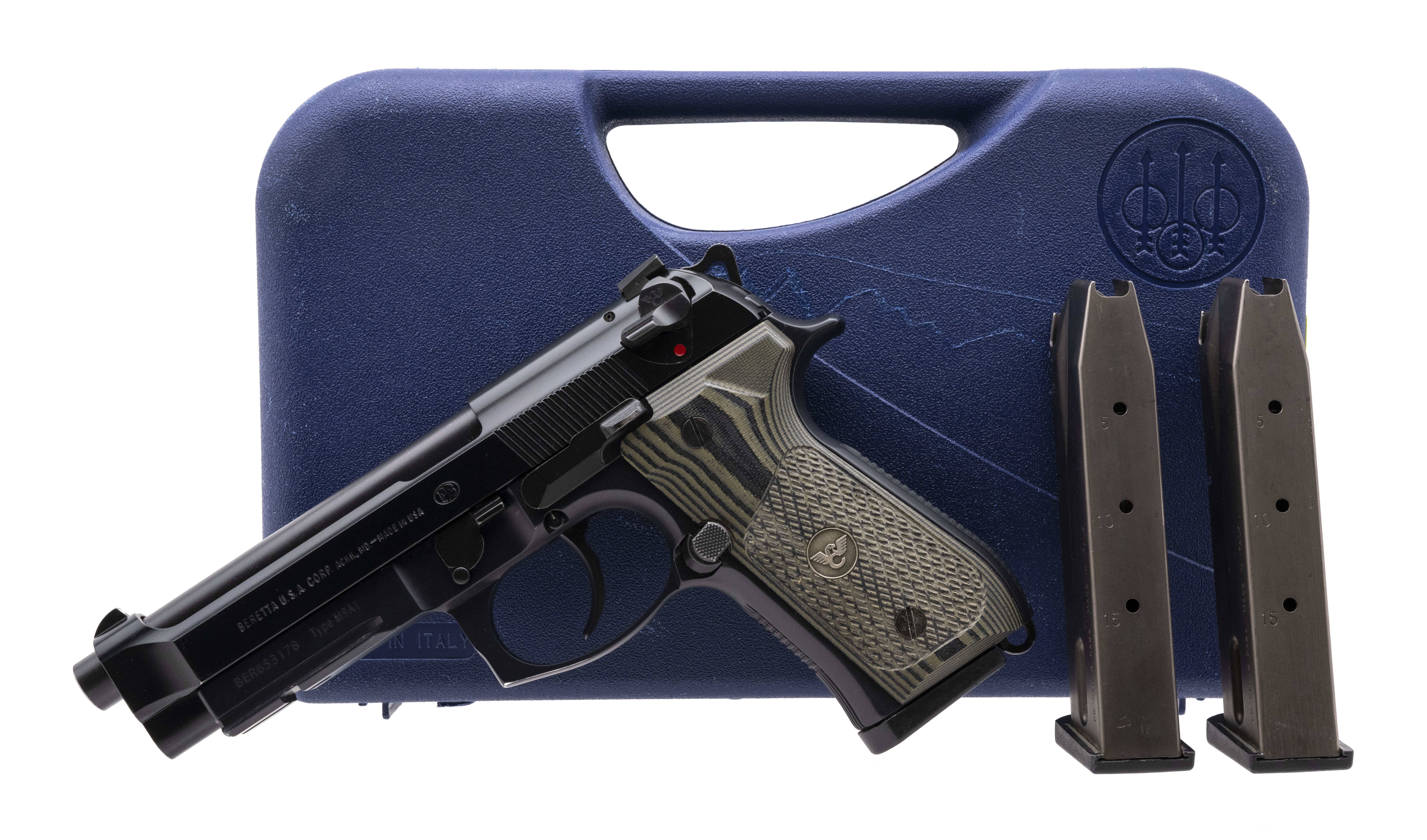 Beretta/Wilson Combat 92FS Type M9A1 Pistol 9mm (PR73166) ATX