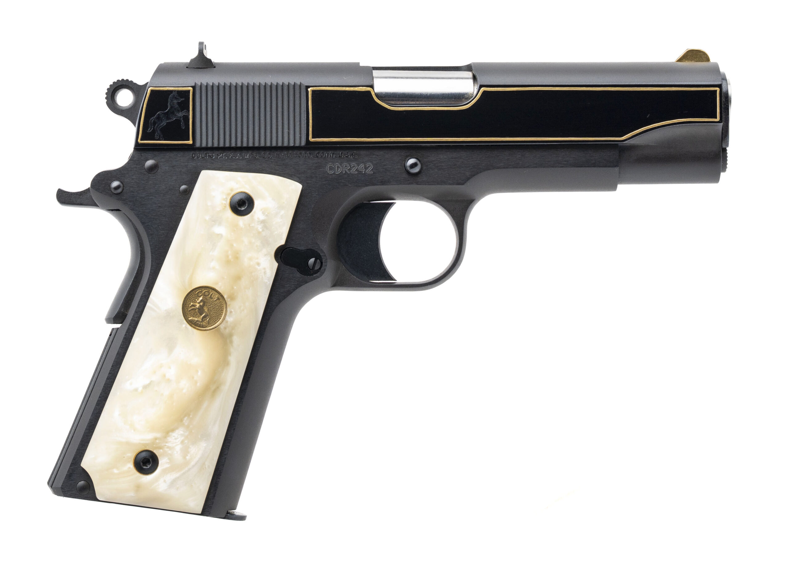 Colt Commander Gold Line Custom 1911 Pistol .45 ACP (C20874)