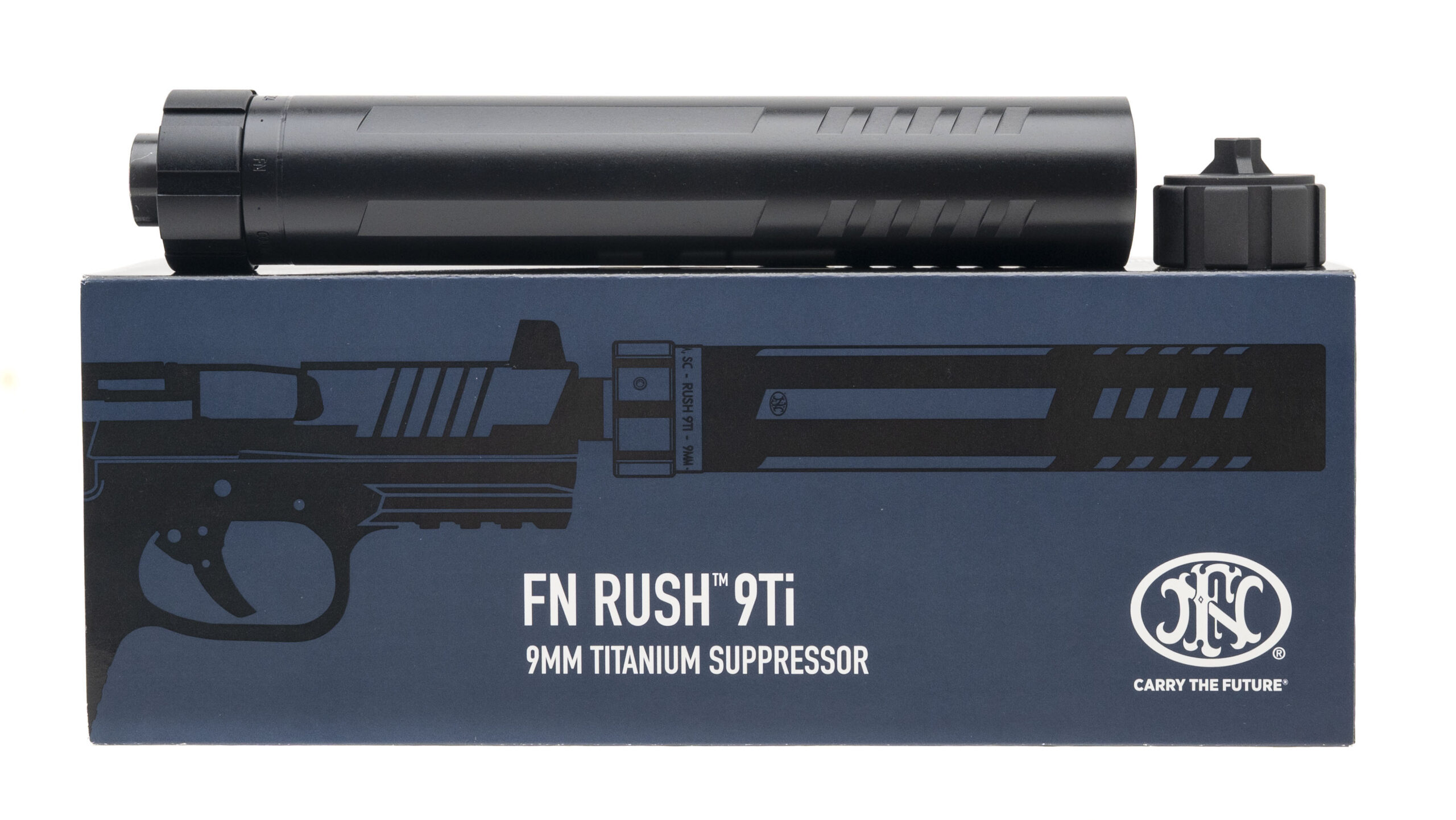(SN: 9SU-0005204) FN Rush 9Ti Suppressor 9mm (NGZ5824) NEW