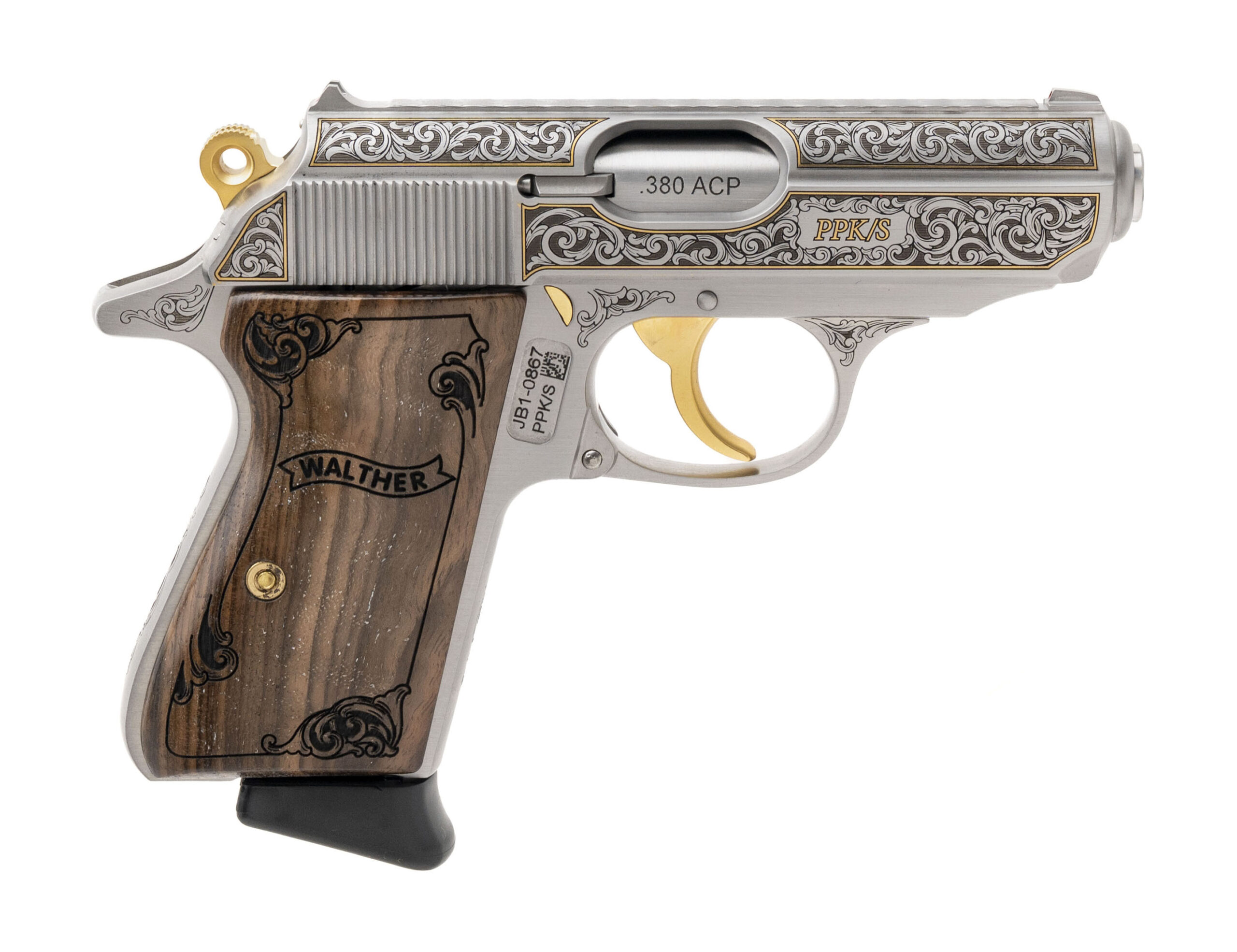 SN: JB1-0867) Walther PPK/S Exquisite Custom Pistol .380