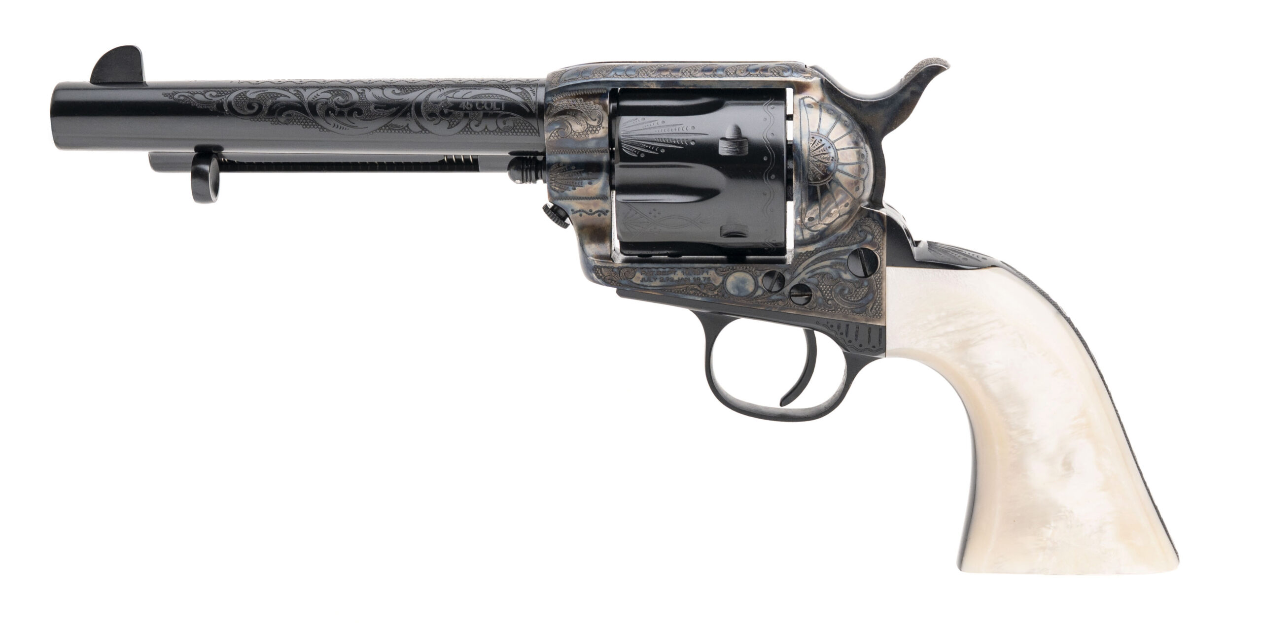 (SN: K19223) Uberti 1873 Cattlemen Outlaws & Lawmen "Dalton" Revolver .45 Colt (NGZ5785) NEW