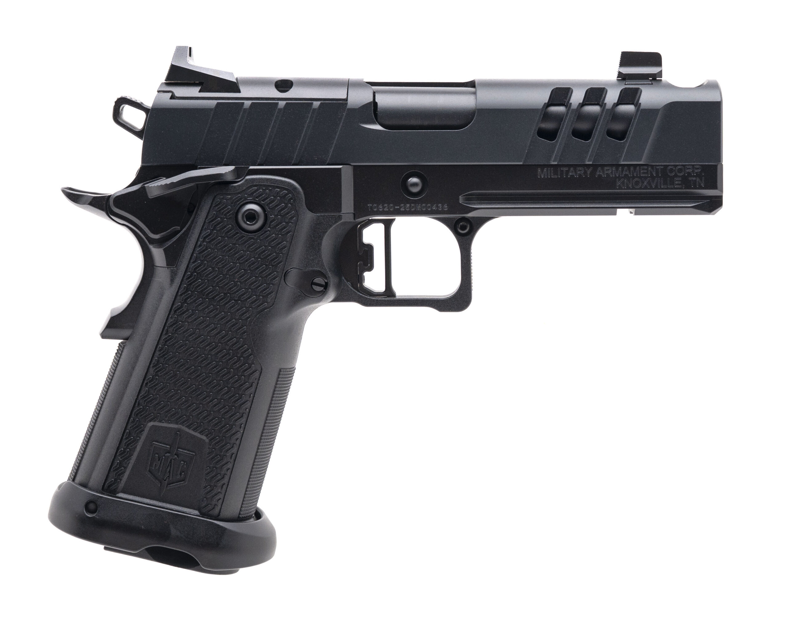 (SN: T0620-25DM00436) Military Armament Corp MAC 9DS Comp Pistol 9mm (NGZ5777) NEW