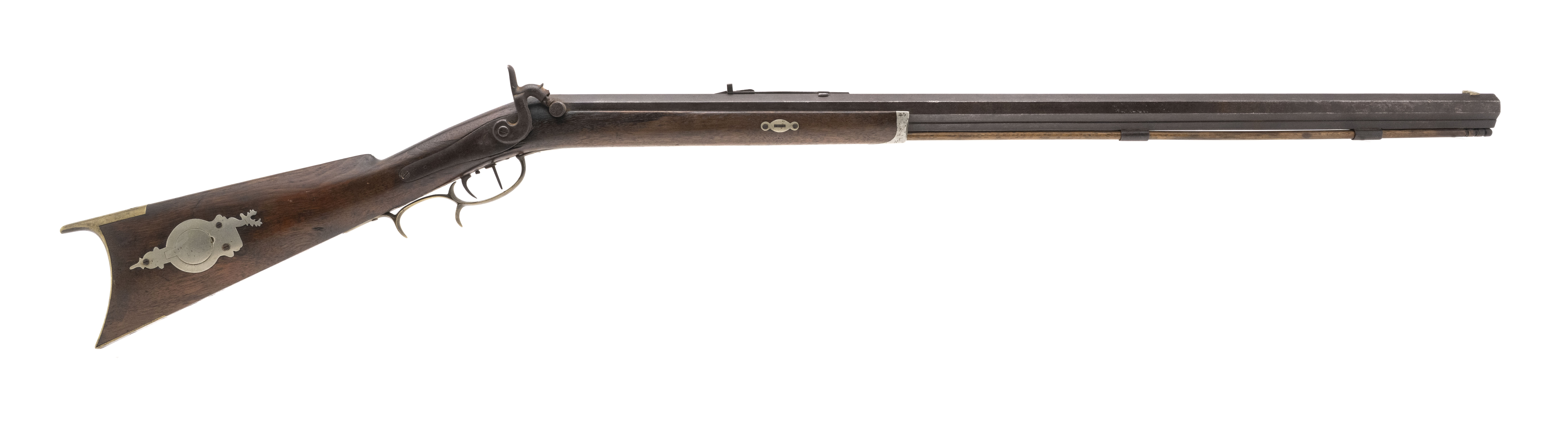 George Spangler half stock percussion plains rifle .40 caliber (AL5718)