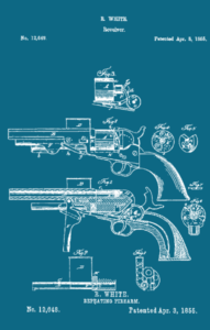 Screenshot 2025 04 02 094327 The Rollin White Patent drawings. Note that the bored through cylinder is only one of the features claimed.