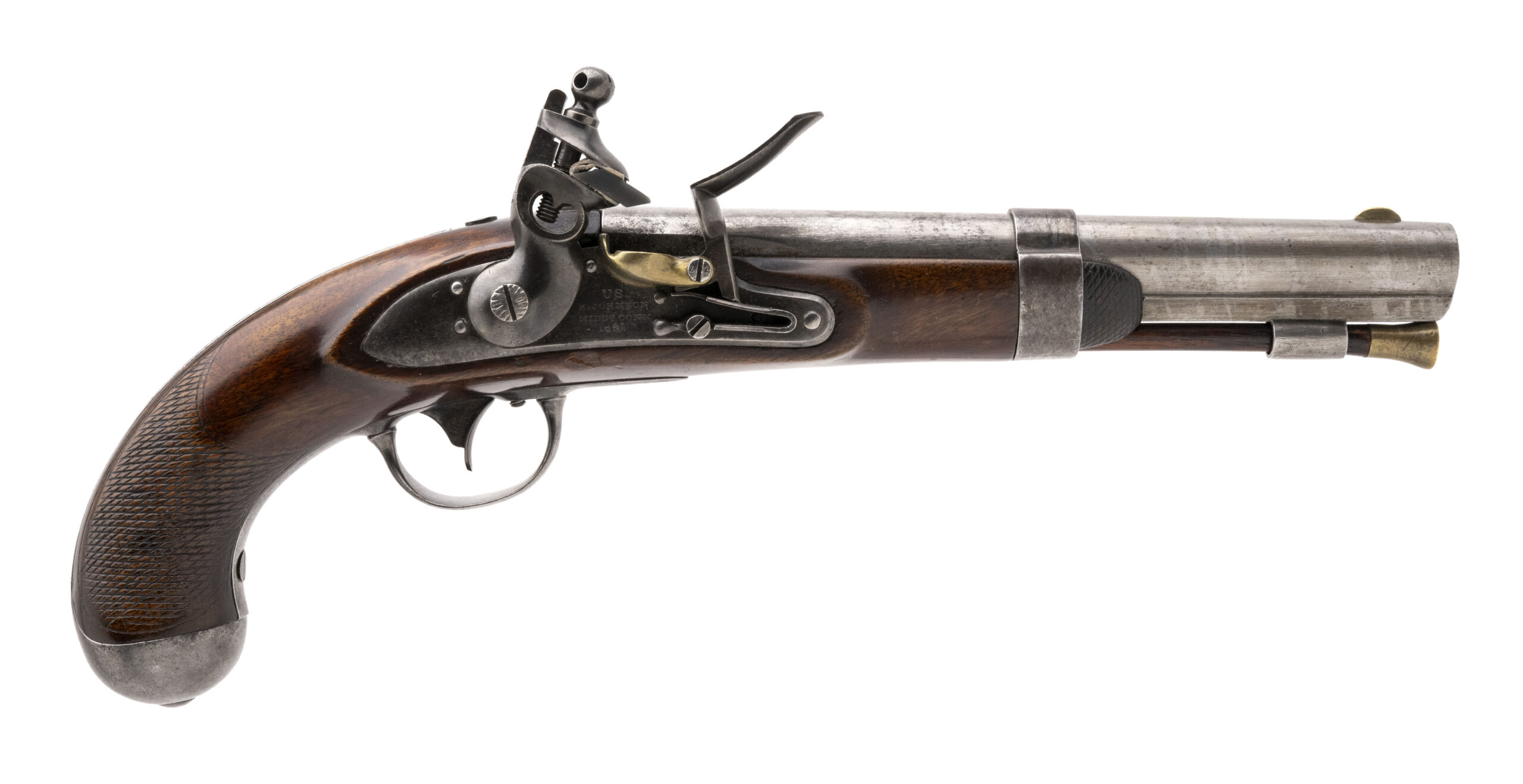 Presentation US Model 1836 Flintlock Pistol (AH8887)