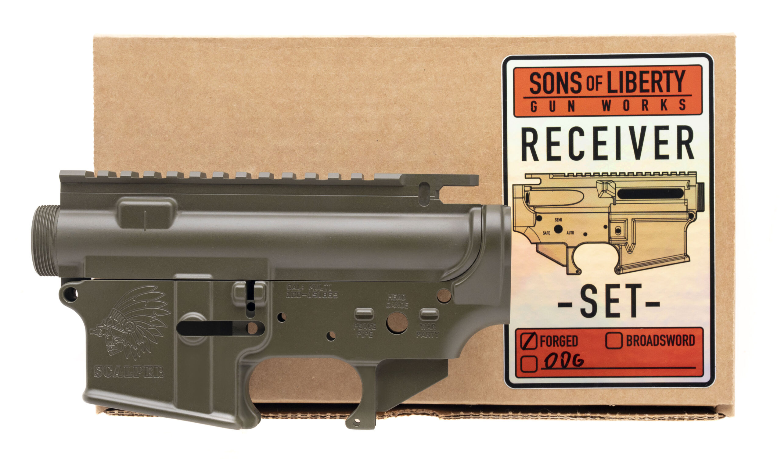 (SN: 100-151869) SOLGW Scalper Stripped Receiver Set Multi-Cal (NGZ5833) NEW