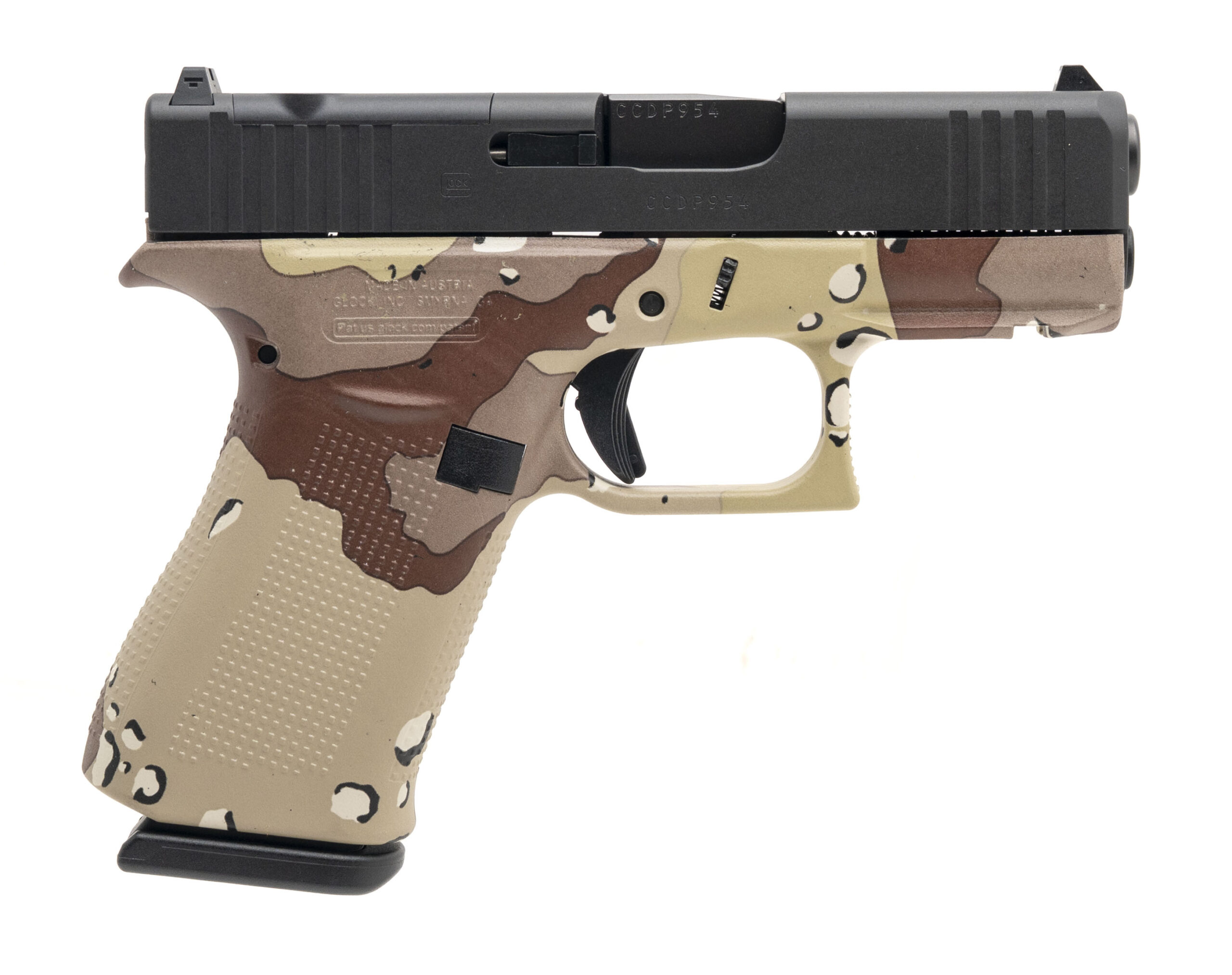 (SN: CCDP954) Glock 43X "Chocolate Chip" MOS FDX Pistol 9mm (NGZ5792) NEW