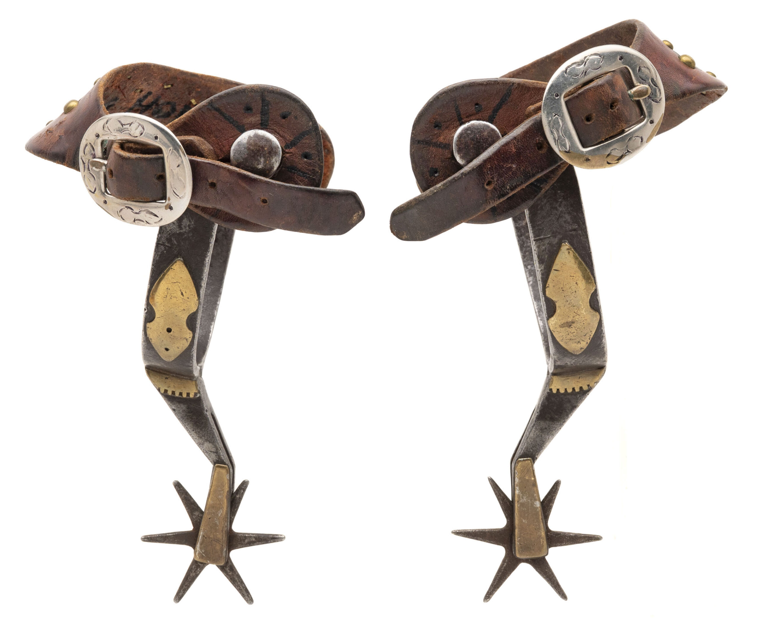 Vintage Jess Hodge Texas Arrowhead Spurs (MIS70153) CONSIGNMENT