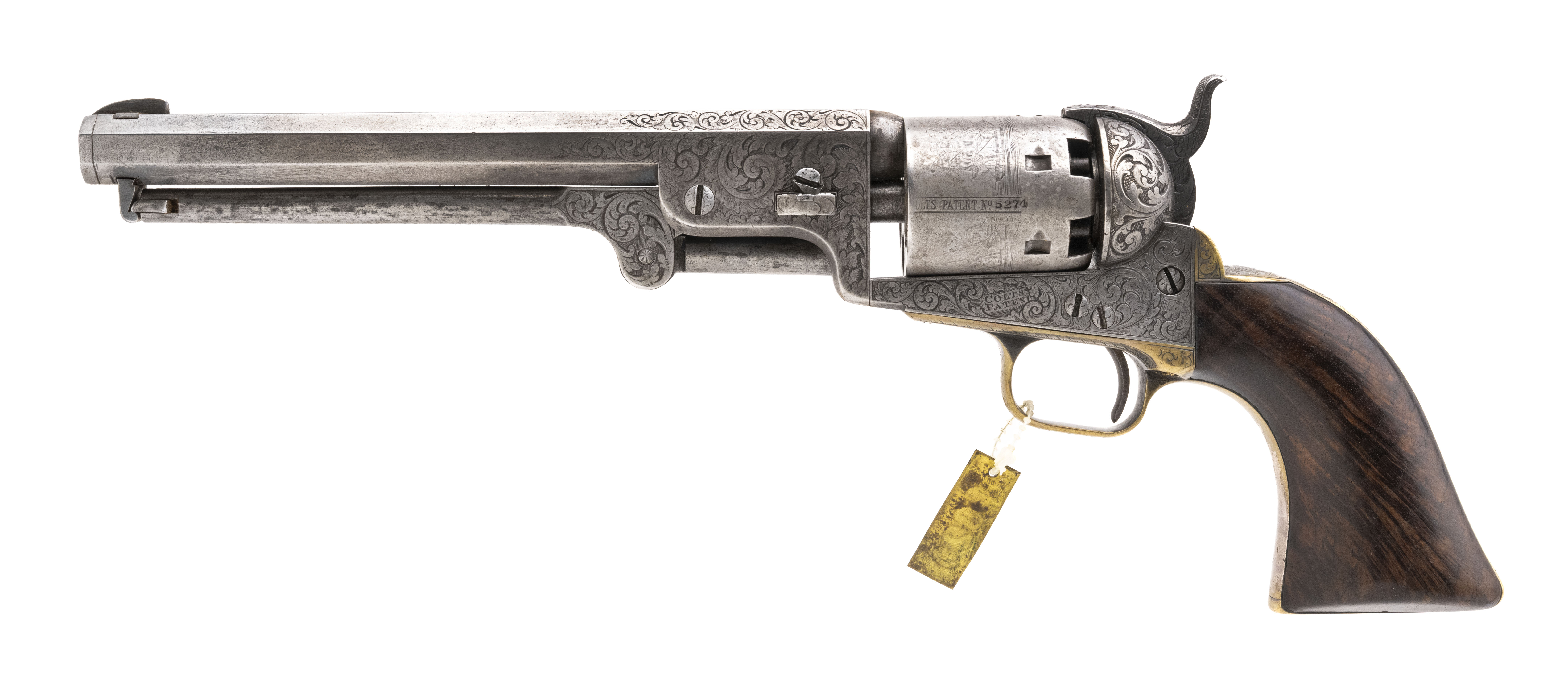 Early Factory Engraved Colt Model 1851 Navy .36 caliber (AC1289) Consignment