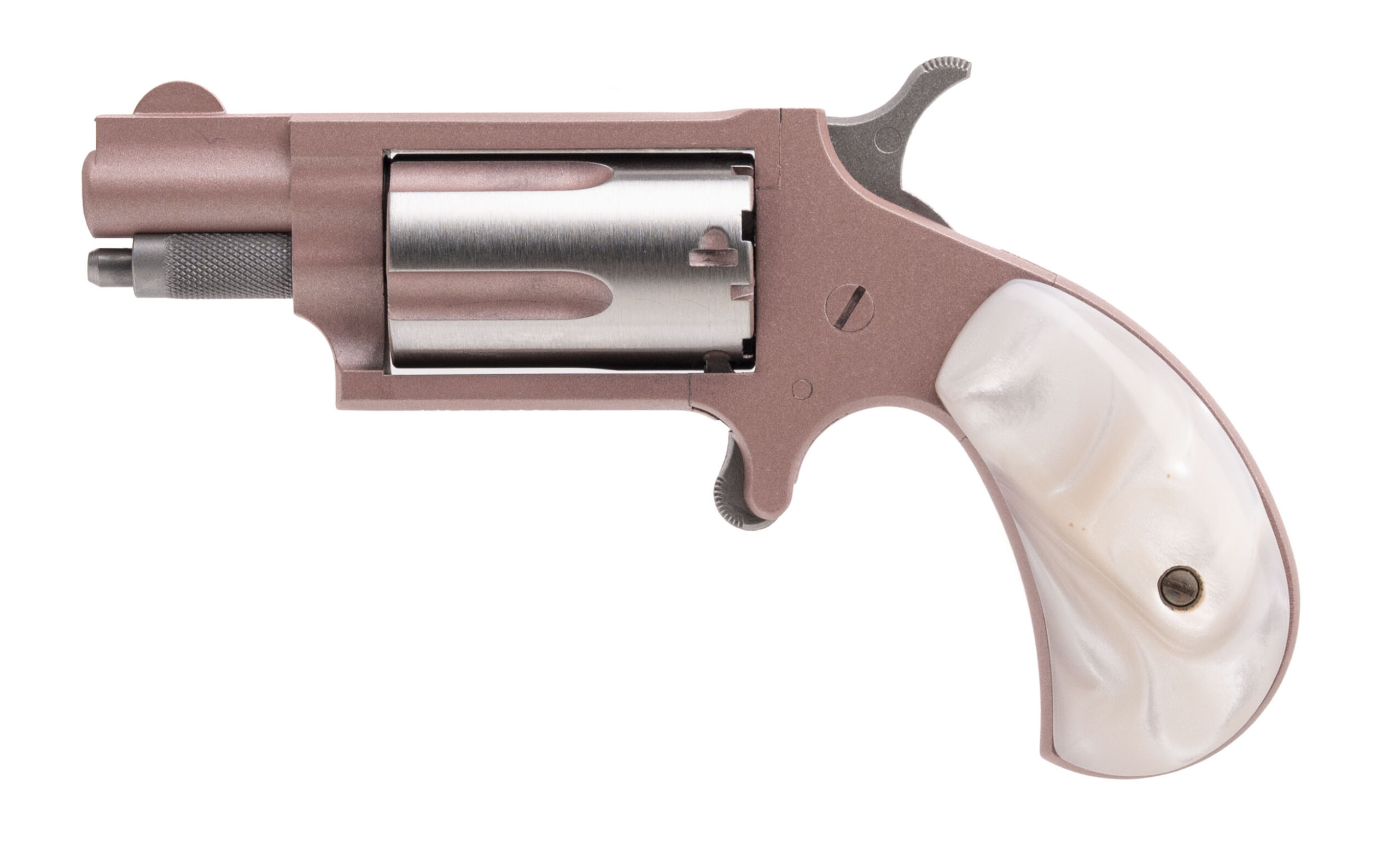 (SN: N028082) North American Arms Rose Gold Finish NAA 22 M Revolver .22MAG (NGZ5876) NEW