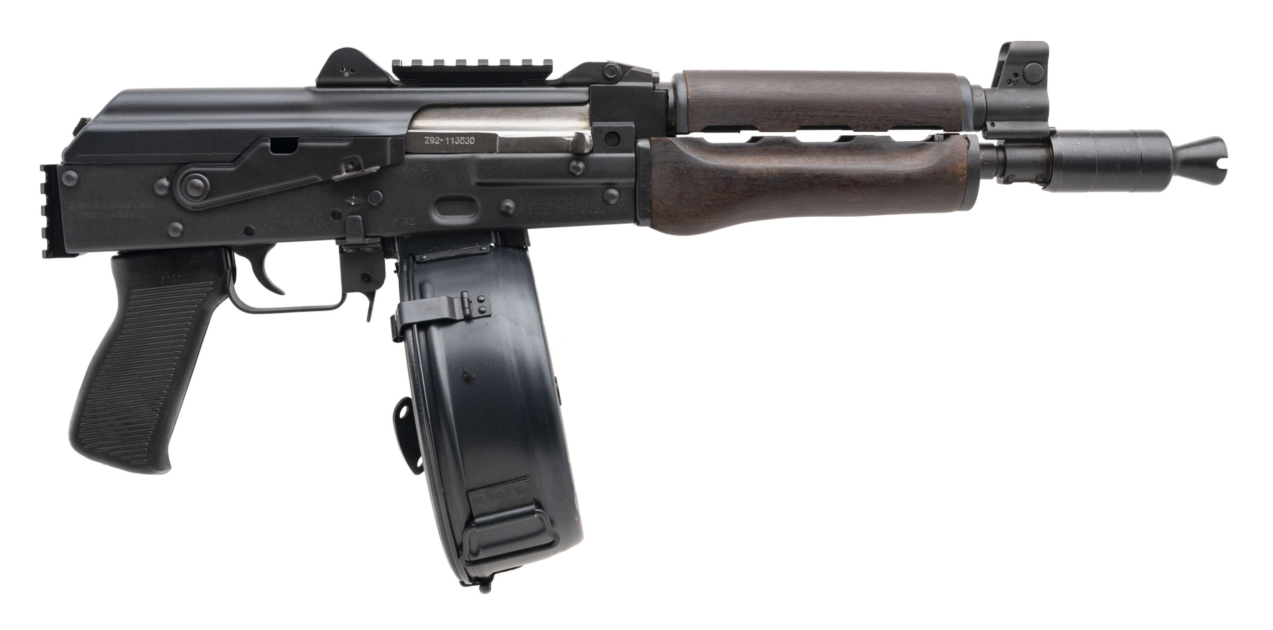 Zastava ZPAP92 Pistol 7.62x39mm (PR73761)