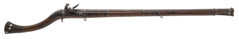 Afghan Flintlock Jezail Heavy Barrel Wall Gun, 1-Inch Bore