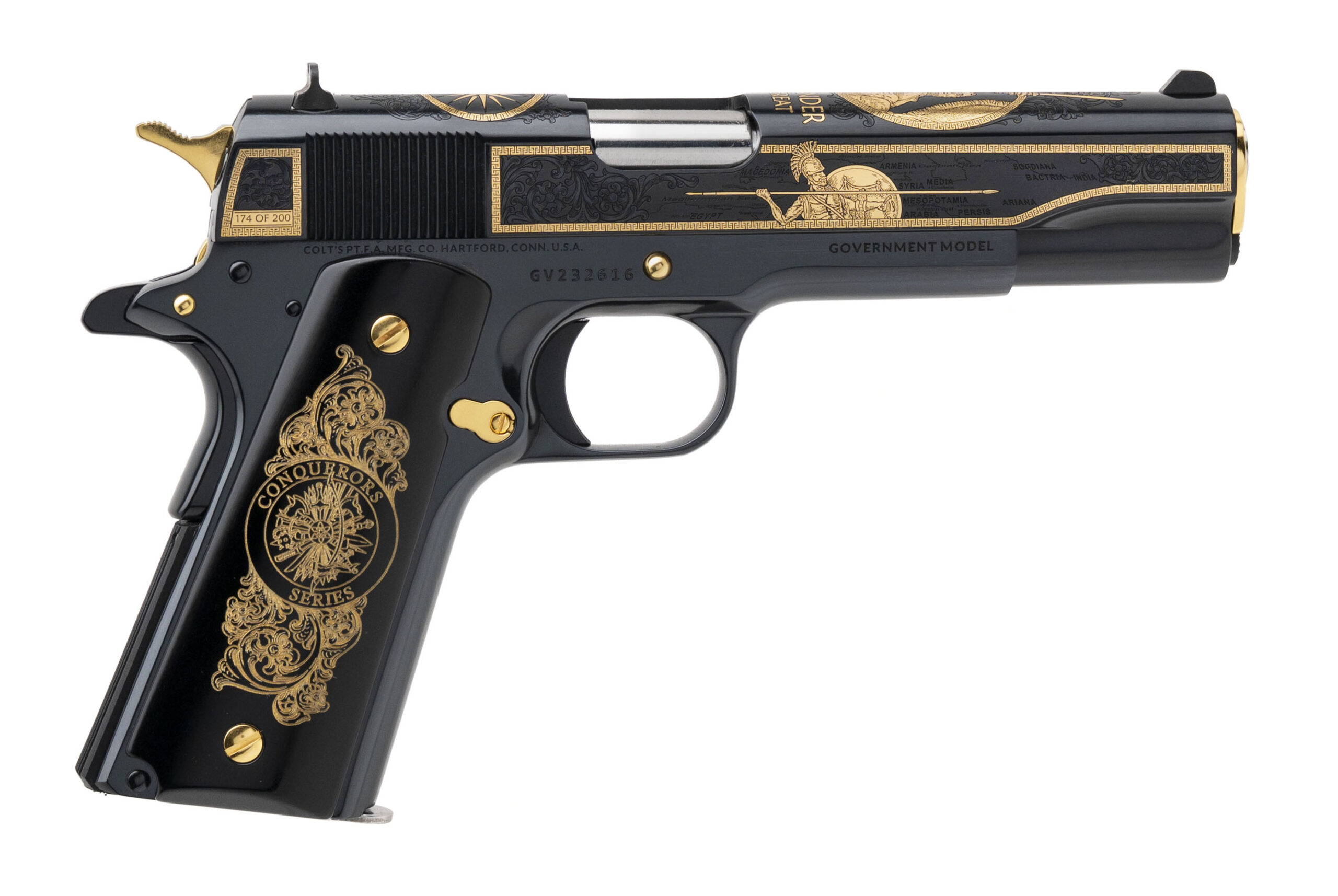 (SN: GV232616) SK Customs Colt Government 1911 Conquerors Series Pistol .38 Super (NGZ5964) NEW