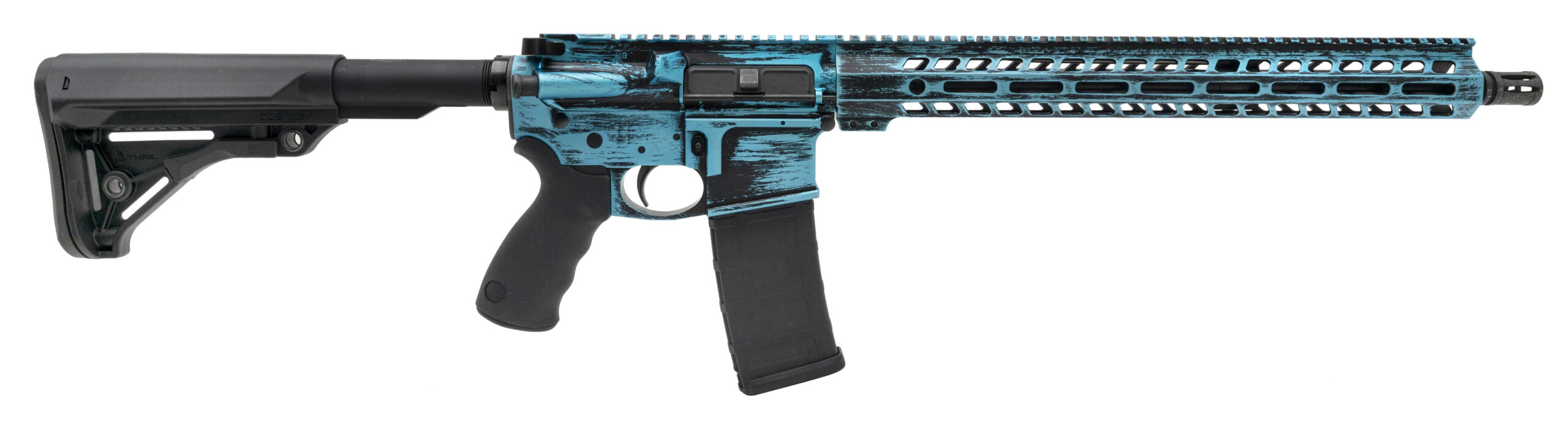 (SN: R5647) Bird Dog BD-15 "Ocean Blue" Rifle 5.56 NATO (NGZ5956) NEW