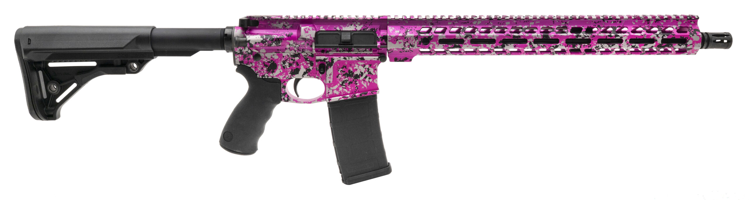 (SN: R5899) Bird Dog Arms BD-15 'Hostile Pink' Rifle 5.56 NATO (NGZ5958) NEW