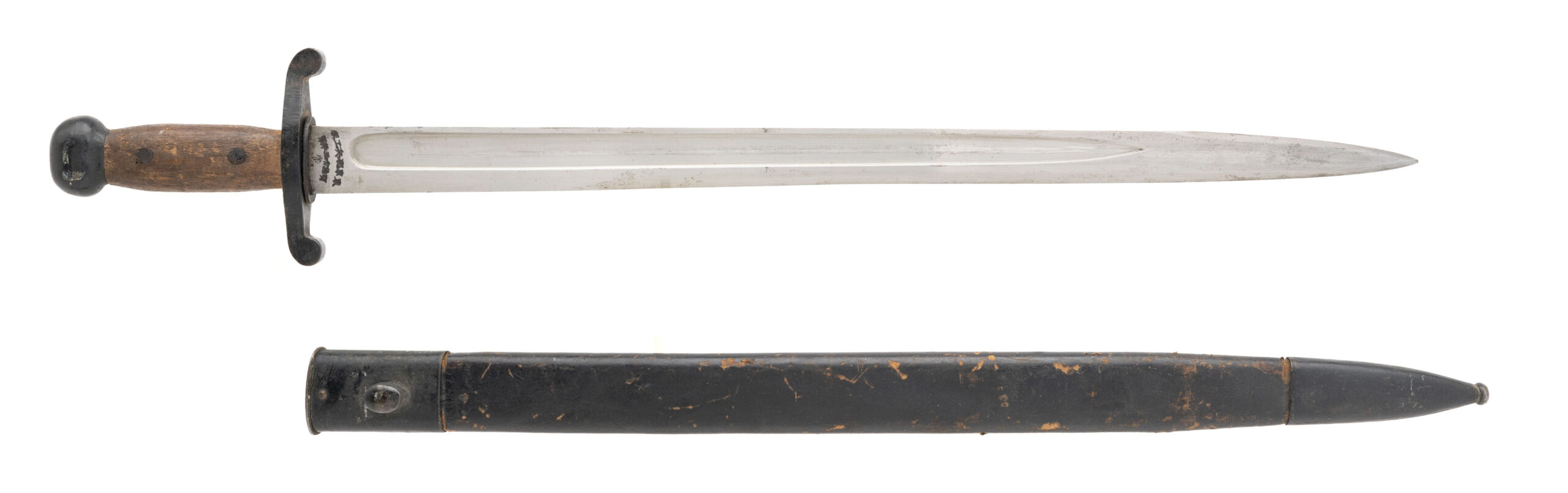 M1886 JAPANESE ARTILLERY SWORD WITH ORIGINAL SHEATH (MEW4307)