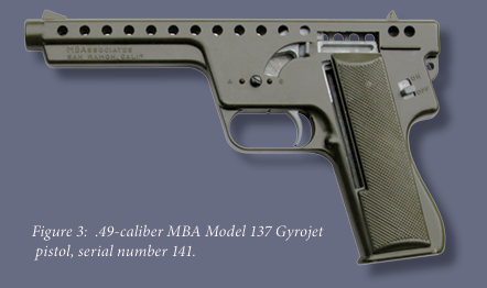MBA Gyrojet Pistols 
