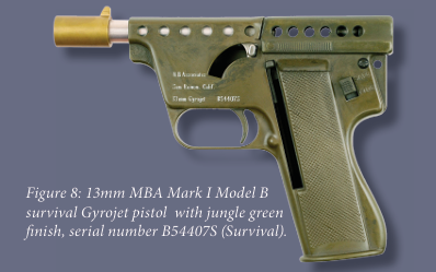 MBA Gyrojet Pistols 
