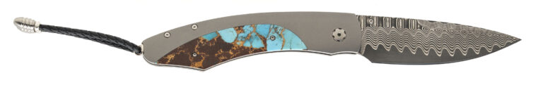 William Henry B12 Desert Blues Custom Knife